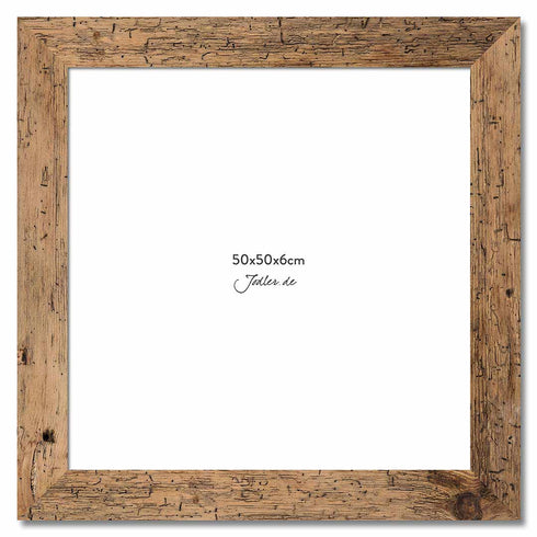 Altholzbilderrahmen 50x50|6cm